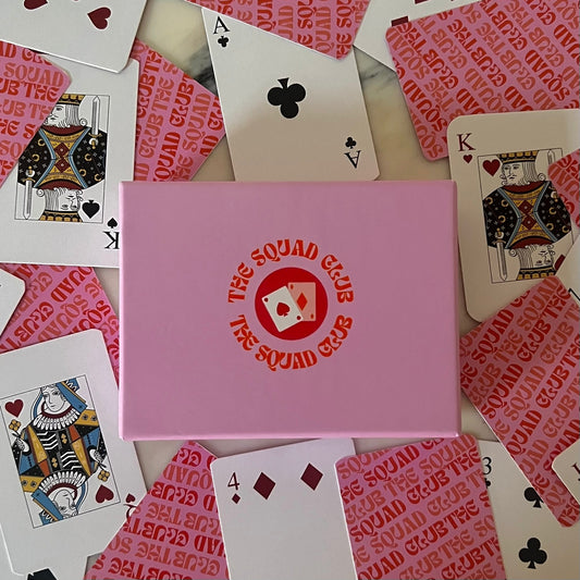 Pink Poker Cards